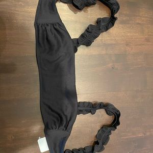 NWT Free People FP Movement women’s black bikini top